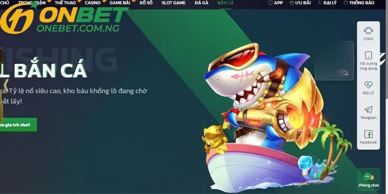 Bắn cá ăn tiền thật Onebet